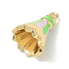 Brass Enamel Pendants KK-I476-28A-G02-2
