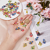 SUPERFINDINGS 5 Sets Evil Eye Resin Bead Pendants FIND-FH0009-10-4