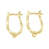 Brass Hoop Earring Findings KK-K340-39G-1