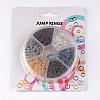 1 Box 6 Color Iron Jump Rings IFIN-JP0012-7mm-5