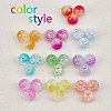 Transparent Crackle Acrylic Beads CACR-GA0001-01-4