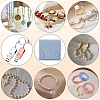 2Pcs Microfiber Cloth Jewelry Storage Bags with Brass Button ABAG-BBC0001-17B-02-5