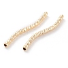 Brass Tube Beads KK-Y003-84F-G-3