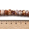 Dyed & Heated Natural Fire Crackle Agate Beads Strands G-D336-01-4