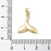 Brass Enamel & Clear Cubic Zirconia Pendants KK-G603-01G-02-3