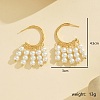 Elegant Zinc Alloy Round Stud Earrings TP9784-3