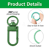 60Pcs Baking Paint Iron Open Jump Rings FIND-YW0009-88-5