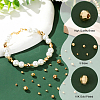 300Pcs 5 Style Brass Beads KK-PH0005-64-4