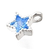 925 Sterling Silver Cubic Zirconia Charms STER-Q005-01B-C-2