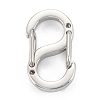 Non-Tarnish 304 Stainless Steel S-Hook Clasps STAS-C024-02C-P-2