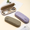 1Pc Oval Polyester Eyeglass Cases AJEW-CN0007-32C-3