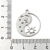 Non-Tarnish 304 Stainless Steel Pendants STAS-B056-26P-02-3