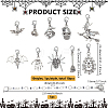DIY Halloween Knitting Tool Sets HJEW-BC00026-2