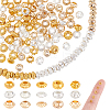 120Pcs 15 Styles Zinc Alloy Spacer Beads FIND-GA0004-65-1