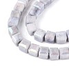 Anti-Tarnish Electroplate Glass Beads Strands GLAA-T025-4mm-10A-3