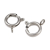 304 Stainless Steel Spring Ring Clasps STAS-B095-05E-P-2