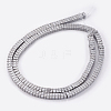 Electroplated Non-magnetic Synthetic Hematite Beads Strands G-P367-F01-2