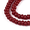 Opaque Spray Painted Glass Beads LS-GLAA-ZX008-4mm-18O-3