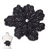3D Polyester Embroider Thread Iron on/Sew On Patches PATC-WH0023-21A-1