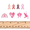28Pcs 8 Styles Alloy Enamel Pendants ENAM-FS0002-36-5