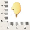304 Stainless Steel Rhinestone Pendants FIND-I062-01G-02-3