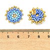 Glass Seed Bead Stud Earrings EJEW-MZ00741-6