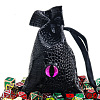 Dragon Eye Imitation Leather Drawstring Gift Bags PW-WG31750-02-1