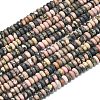 Natural Rhodonite Beads Strands G-P575-A39-4x2mm-2