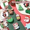 10Pcs 10 Styles Christmas Food Grade Eco-Friendly Silicone Focal Beads SIL-YW0001-30-3
