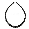 Natural Mashan Jade Graduated Beads Strands GG-CBA2AE1-A08-W-4