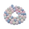 Natural Morganite Beads Strands G-D0013-73-2