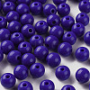 Opaque Acrylic Beads X-MACR-S370-C8mm-A36-1