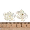 AB Color Transparent Epoxy Resin & ABS Pearl Decoden Cabochons CRES-S367-18B-3