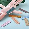 Microfiber Leather Labels DIY-TA0003-14-22