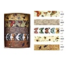 5 Rolls Forest Theme Paper Decorative Paper Tapes Set STIC-H002-05C-1