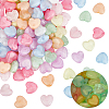 150Pcs Luminous Transparent Acrylic Beads OACR-PA0002-02-1