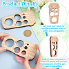 Wooden Safety Eyes Auxiliary Tool AJEW-WH0270-376-4