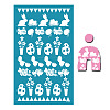 Easter Theme Polyester Silk Screen Printing Stencil PW-WG63175-04-1