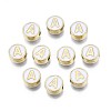 Alloy Enamel Beads ENAM-N052-006-01A-RS-1