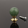 Metal & Natural Green Aventurine Drawer Knobs PW-WG57F80-03-1