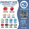 220Pcs 11 Colors Electroplate Glass Beads Strands EGLA-TA0013-52-4