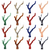 32Pcs 8 Styles Opaque Acrylic Pendants OACR-CJ0002-51-1