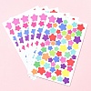4 Bags Star Pattern DIY Paper Picture Stickers AJEW-FS0001-16-7