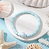 3Pcs 3 Styles Flat Round Handmade Polymer Clay Heishi Beads Beaded Stretch Bracelets BJEW-JB11711-4