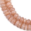 Natural Peach Moonstone Beads Strands G-B125-H01-01-4