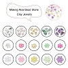 15 Style Handmade Polymer Clay Beads CLAY-YW0001-35-2