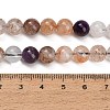 Natural Black Gold Rutilated Quartz Beads Strands GG-CBAC678-A02-8mm-5