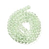 Transparent Baking Paint Glass Beads Strands DGLA-A034-T6mm-D10-2