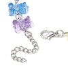 Acrylic Bear Link Bracelets for Women Men BJEW-JB11449-4