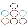 Natural Gemstone and Pearl Beads Btacelets BJEW-JB10681-1